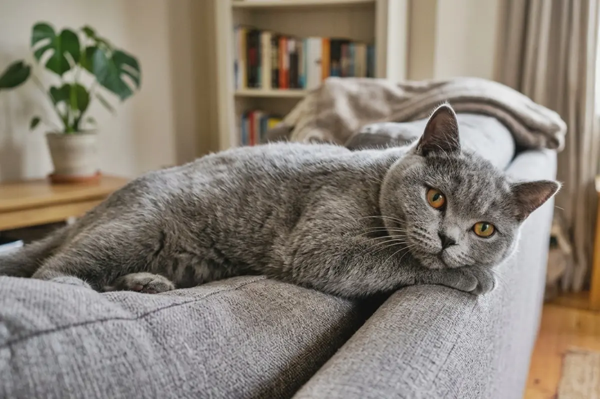 Британский котёнок в 6 месяцев